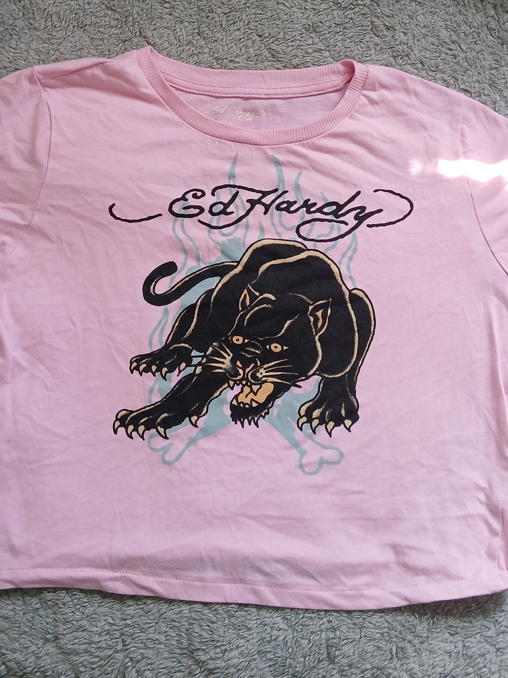 Ed Hardy Pink Panther Graphic Tee